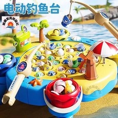 旭陽教育用品社 電動釣魚台, 藍色, 1個