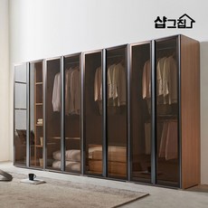 브론즈 옷장세트 3200 시스템 옷장 드레스룸 옷방 이불 장롱, 흑니켈