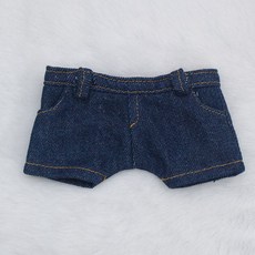 10/15/20cm 인형옷 워싱 재킷 솜인형옷 솜깅이 솜인형 코트 인형 데님 세트, 15cm, 네이비 데님 팬츠