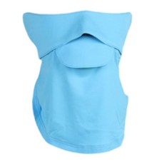 MEGA COOUV防曬冰感有氧喝水口罩-扣子款 UV-509, 藍, 1個