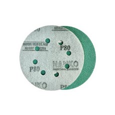 대명연마 5인치 8홀 HANKO 원형사포 필름 벨크로 100장, 1박스