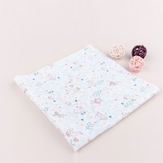 한스네이처 신생아용 캐릭터 가제 엠보 손수건 10p