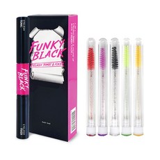 睫毛膏 5ml+睫毛定型液 5ml+睫毛刷 5入, 1套