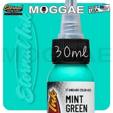 美國Eternal綠色紋身色料 原廠進口伊特諾色乳 專業刺青顏料 色彩飽和持久, 1個, 30ML#薄荷綠Mint Green, 薄荷綠Mint Green