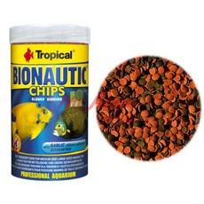 Tropical BIONAUTIC CHIPS 免疫海水魚主食顆粒 中大型海水魚 蒜精薄餅 500ML/1L, 1個, 免疫海水魚主食顆粒 500ML