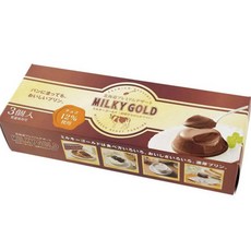 MILKY GOLD 北海道青華堂臻品超濃厚牛乳雞蛋布丁 巧克力口味, 1個