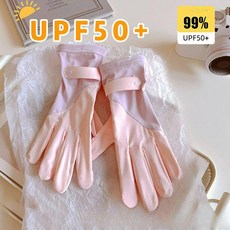 실크 경량 장갑 운전 봄 여름 자외선 차단 터치스크린 통기성, 1개, 핑크퍼플 1켤레