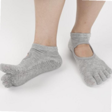 요가양말 에어로빅양말 헬스양말 양말 홈트 테스양말 연그레이 요가삭스 발가락 테스, 본상품