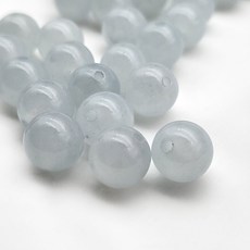 [모크재료방] 백옥 8mm, 80개, 스카이