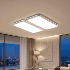 LED거실등120W 국내제조 솔리드 라인 거실 4등 주백색 아파트 전등 교체 플리커프리 엣지라인 아파트거실 대형 사무실 방등 거실등