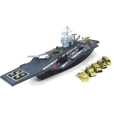 해상전투 항공모함 전투기 헬리콥터 밀리터리 전함 집콕 피규어 집중력 군함 배모형, 1개, 그레이 외