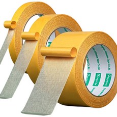 超黏不留殘膠布基雙面膠帶20米加量裝，強力無痕雙面膠，地板地毯固定首選, 寬5cm長10米, 1個