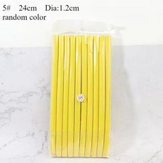 헤어롤 10pcs 유연한 헤어 컬링로드 컬러 메이커 소프트 폼 벤디 트위스트 컬 플렉시 롤러 스타일링 도구 열 없음, random color 1.2cm, 1개