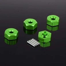 1:10 RC 어댑터 휠 드라이브 육각 12mm(HSP용 핀 나사 포함) 102042 (02134) 스케일 모델 자동차 업그레이, 01 녹색