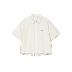 LEE 우먼 크롭 반팔 셔츠 라이트 베이지 LE2502SS60IE 124744