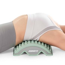 JOINFIT 허리 스트레칭보드/TPE 104개 지압돌기 굽은등펴기 척추교정 등받이 발마사지, Green, 1개