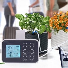 HK sell 포레닷 자동 급수 타이머 식물 물주기, 화이트, 1개