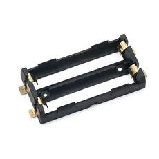 1x2x18650 시리즈 배터리 홀더 상자 보관 케이스 컨테이너 (청동 핀 포함) 드롭 선박 전자 부품 액세서리 소스, 2x18650