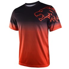 남성 반팔 자전거저지 MTB 셔츠 통기성 드라이 D21