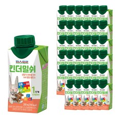 파스퇴르 킨더밀쉬, 200ml, 36개