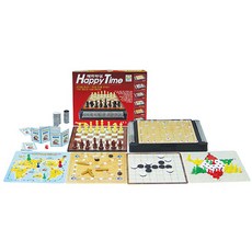 한립토이스 해피타임 7가지 보드게임(체스 장기 윷놀이 등), 1세트