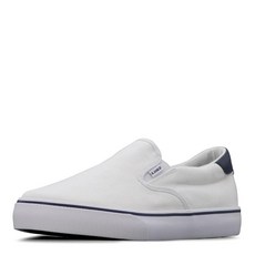 로퍼 남성신발 Lugz 남성용 클리퍼 스니커즈 화이트/피코트 블루 15 147154