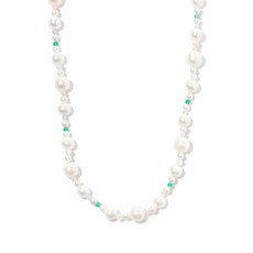 해튼랩스 스털링 실버 펄 앤 비즈 네크리스