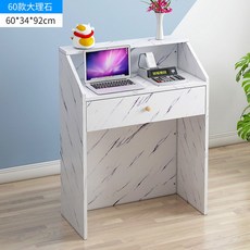 계산대 소형 심플 모던 계산대 간이 진열대 바 샵 미용실 카운터 데스크, 따뜻한 흰색 고양이와 찬장., 60x35x90cm