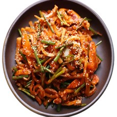 밥도둑 반찬 새콤달콤 밑반찬 도라지 오징어초무침 당일제조 500g 800g, 1개