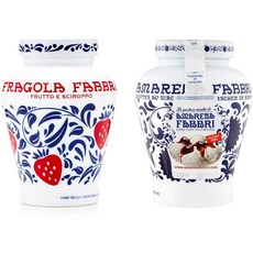 Fabbri 파브리 라지 아마레나 와일드 체리 595g+스트로베리, 1개, 595g