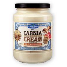 폰타나 카르니아 베이컨 앤 머쉬룸 크림 파스타소스, 430g, 12개