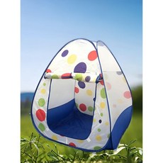 어린이 텐트 방 아기 놀이집 볼 유아용 수영장 장난감, 80x80x90cm, 로열블루 점