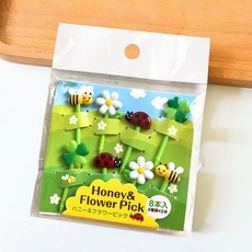 토루네 허니 앤 플라워 픽 이쑤시개, 1세트, 1개