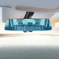 프레임리스 자동차 백미러 눈부심 방지 광각 풀 스크린 마이크로 곡면 유리 자동차 액세서리 인테리어용 2.5D Zza, 상세설명참조