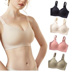 러닝크루 초밀착 일체형 심리스 브라