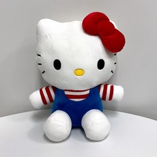 산리오 정품 중형 인형 비비드 어린이 선물 (쇼핑백제공), 1개, 헬로키티, 25cm