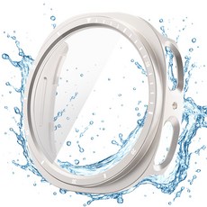 더조은셀러 워터디펜스 강화유리 방수 케이스 갤럭시 워치8 44 40 호환, 스타라이트