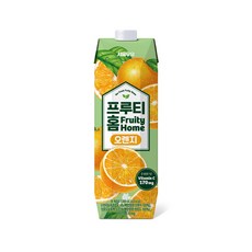 서울우유 프루티홈 오렌지, 1L, 2개