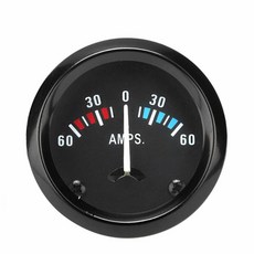 ESSupport 카 2인치 52mm 수온계 전기 LED 흰색 화씨 표시등 디스플레이, AMP Gauge, 1개