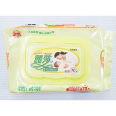 麗莎 嬰兒柔膚濕巾 台灣製造, 1套, 70張, 3g