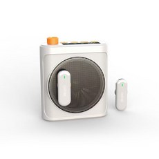 M29無線擴音領夾麥克風老師導遊降噪藍牙音響話筒便攜音箱便攜式, 擴音器, 白色