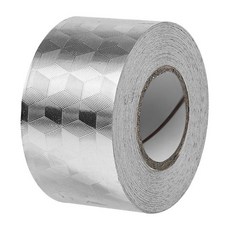 2024년형 자가 점착 알루미늄 호일 테이프 방수 틈새 라인 실링 스트립 격리 스티커 (주방 화장실 스토브 싱크대용) (색상-Silver), 1개