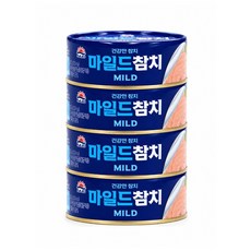 사조 마일드참치, 200g, 4개