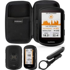 Garmin Edge 540 소형 GPS 사이클링 휴대용 컴퓨터 | 내비게이션 및 시그니처 시리즈 선물 번들, Edge 840 Solar, Case Bundle, 1개