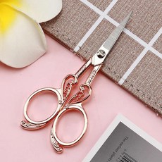 레트로 가위 나비 바느질 자수 손 도구 사무실 십자수 공예, 1개, 1. 04