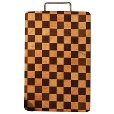 HAMMER 엔드그레인 나무 도마 플레이팅 우드 캄포도마 프리미엄 바둑판 체크도마, 중(39*26*3.5cm), 중(39*26*3.5cm) 중(39*26*3.5cm)