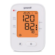 음성안내 지원 라앤 백라이트 자동전자 혈압계 유웰 YE660F, 1개, 단품