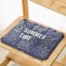 제임스마켓베이직 아이스 쿨방석 네이비 쿨링매트미니