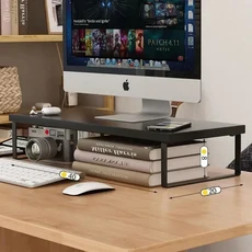 컴퓨터 모니터 높이 베이스 홈 오피스 스지 랙 데스크탑 사무실 용품, 03 40X20X8cm