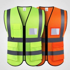 살림냥 야광반사 작업조끼 배달용조끼, 옐로우그린(포켓형), 옐로우그린(포켓형)